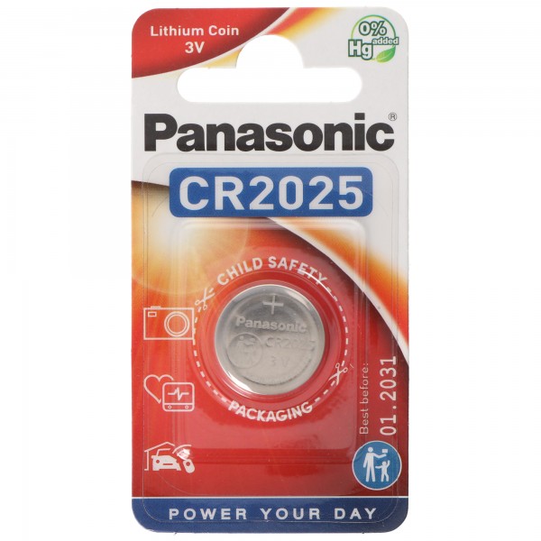 Batterie au lithium Panasonic CR2025
