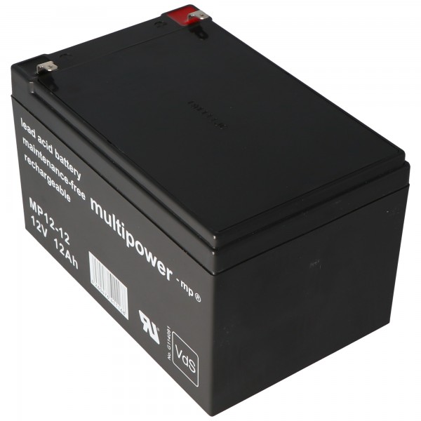 Batterie au plomb Multipower MP12-12 12 volts 12Ah