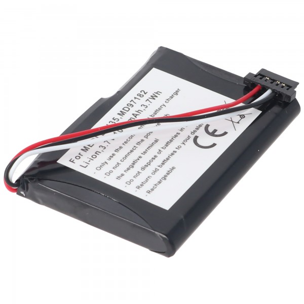 Batterie compatible pour Medion E4435, MD97182, 338937010168, T300-1, 1000mAh
