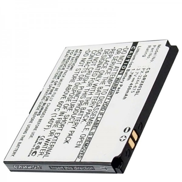 Batterie compatible pour le téléphone portable Simvalley Pico RX-80, RX-180 PICTURE mini téléphone portable