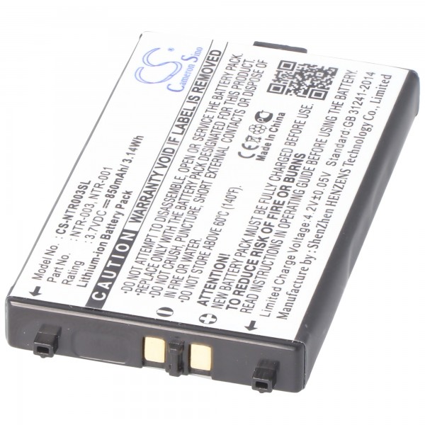 AccuCell batterie adaptéee pour Nintendo DS NTR-003, NTR-001