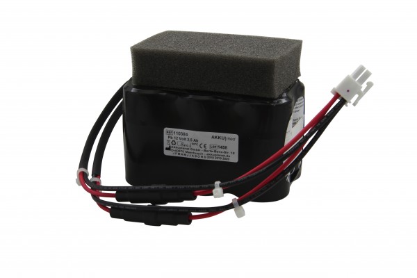 Batterie rechargeable en plomb adaptée pour pompe aspirante De Vilbiss 7305 P, P413, LCSU