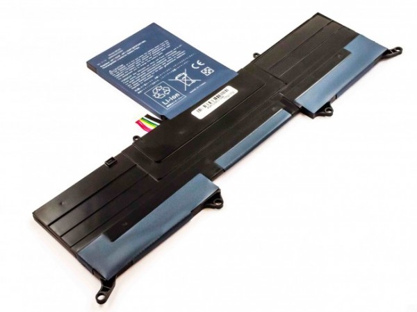 Batterie pour ACER S3 Ultrabook 13.3, Li-Polymer, 11.1V, 3000mAh 33.3Wh, intégrée, sans outil