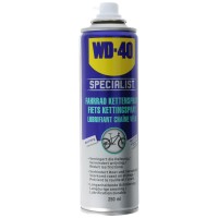 Spray pour chaîne de vélo WD-40, prévient la rouille et l'usure, lubrification longue durée, tous temps, 250 ml