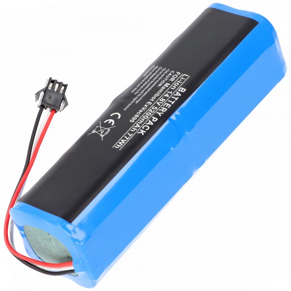 Batterie adaptée pour MAMIBOT eXVAC 890 type de batterie SUN-INTE-279, 4INR19/66-2 5200mAh, 77wh