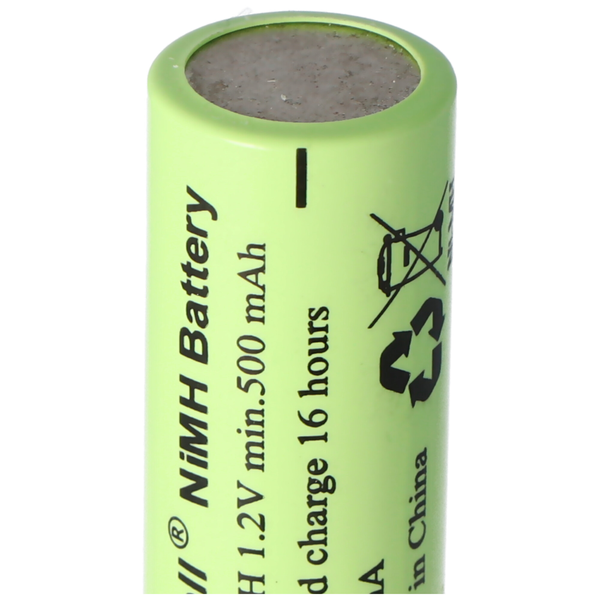 Batterie AccuCell Lady 50NH, LR1, NiMH taille N 500mAh avec pôle
