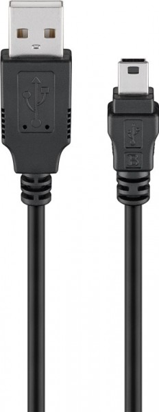 Câble USB 2.0 haut débit, USB 2.0 mâle vers USB 2.0 mini mâle, USB vers USB mini mâle