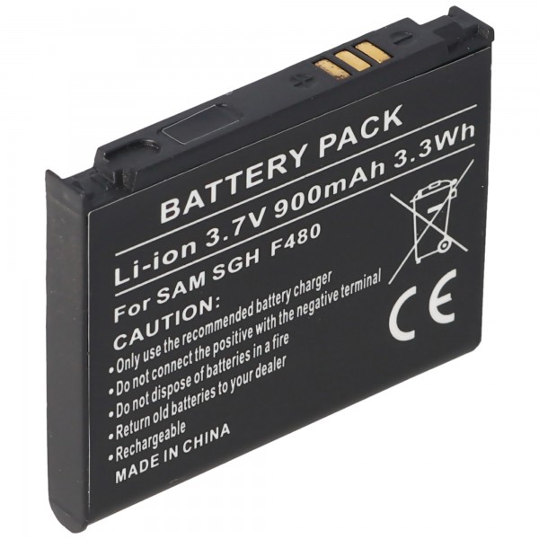 Batterie AccuCell adaptable sur Samsung SGH-F480, AB553446CE
