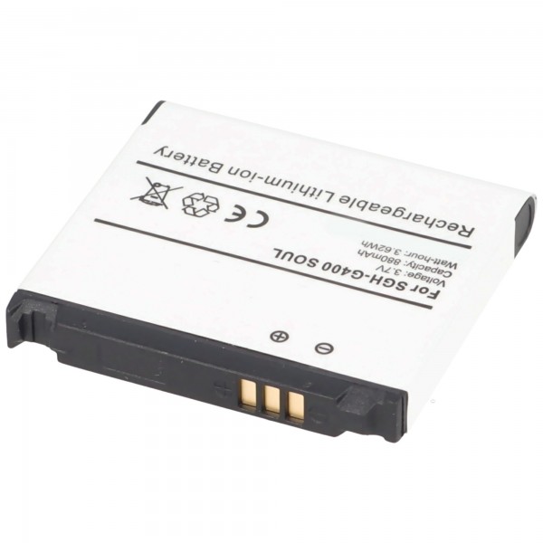 Batterie AccuCell adaptable sur Samsung SGH-F330, SGH-G400, SGH-S3600