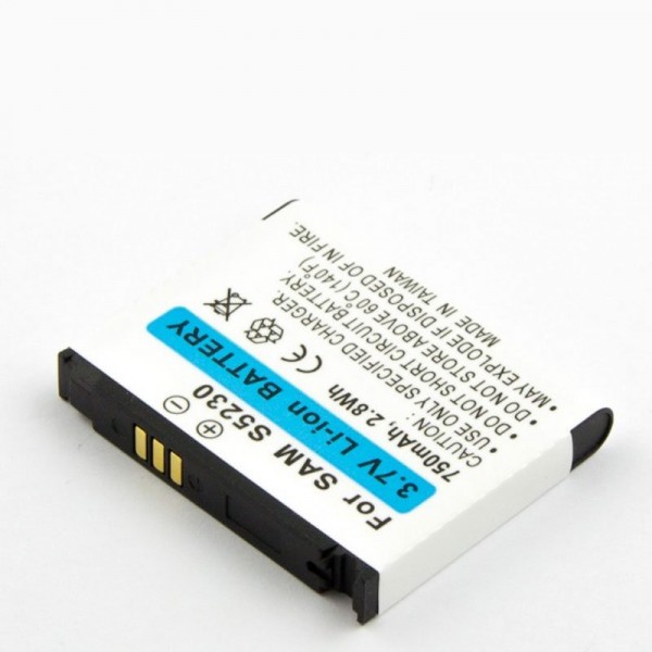 AccuCell batterie appropriée pour Samsung S5230, équivalent à la batterie de réplique AB603443CUC (pas une batterie Samsung originale de téléphone portable)