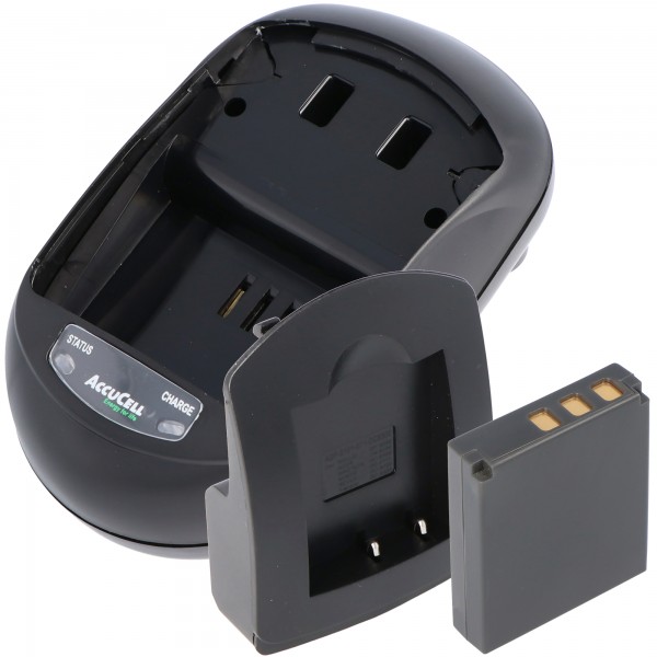 AccuCell set chargeur et batterie appropriés pour batterie rechargeable 02491-0028-00