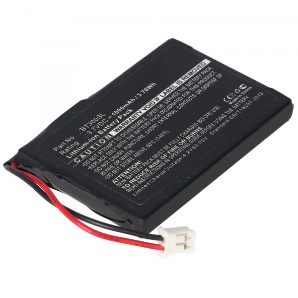 AccuCell batterie adaptée pour HP GPS BT, 1350mAh