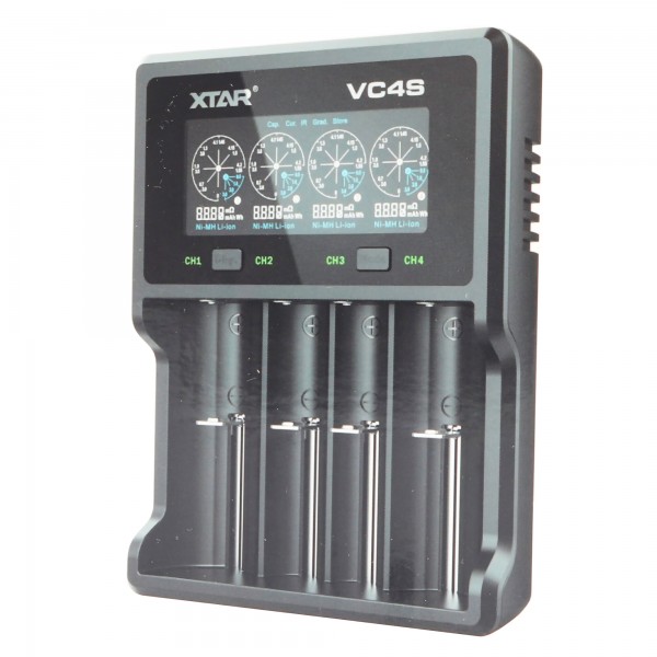 Chargeur rapide adapté pour 1-4 pièces de batterie Li-Ion 3,6 V - 3,7 V, batterie NIMH 1,5 V