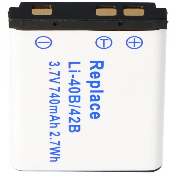 AccuCell batterie adaptée à la Tevion SZ7, SZ8 batterie
