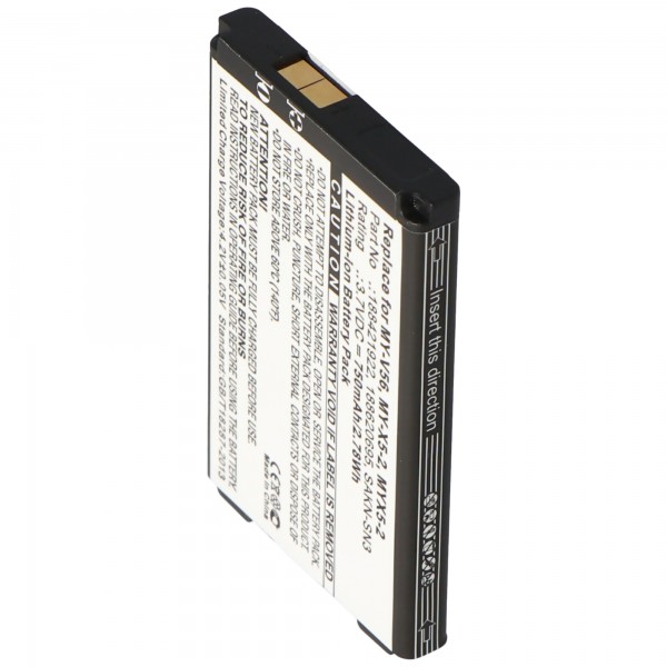 AccuCell batterie adaptéee pour Vodafone Simply VS1, Simply VS2