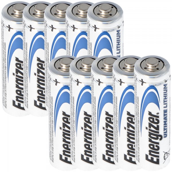 Batterie Energizer Ultimate Lithium 10-pack Batterie Energizer AA Batterie 1,5 volts Energizer Ultimate Lithium AA 3100mAh