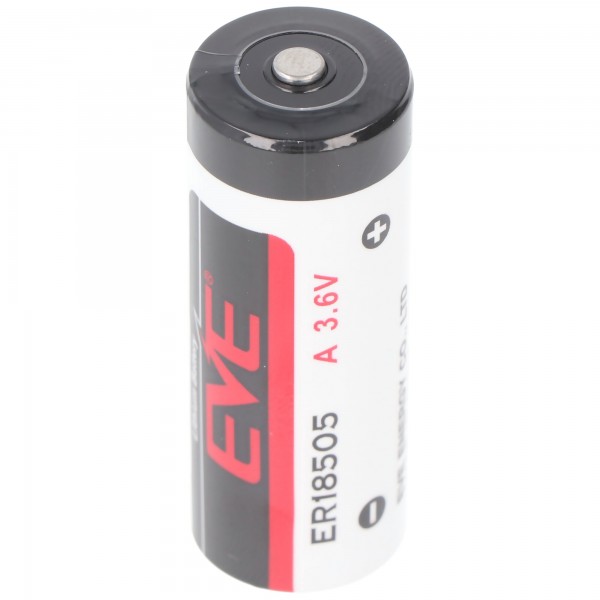 EVE ER18505 Batterie au lithium 3,6 volts 3800mAh Li-SOCl2 Batterie ER18505