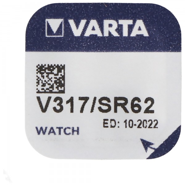 317, Varta V317, SR62, SR516SW pile bouton pour montres, etc.