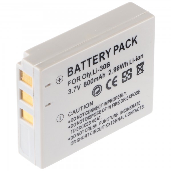 Batterie AccuCell adaptable sur Olympus LI-30B, Mju mini Digital