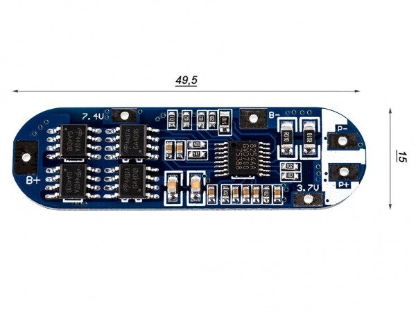 Carte 3S - Keeppower XZD-3S1550 (électronique de protection)