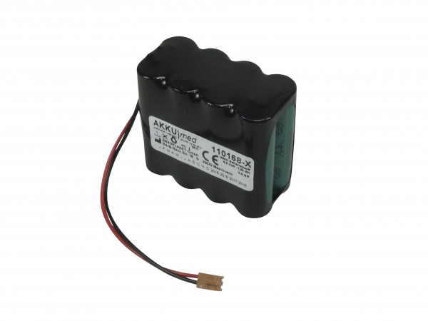 Batterie NiMH pour pompe à perfusion Terumo TE311 / TE312 / TE331 / TE332 9,6 V 1,65 Ah conforme à la norme CE