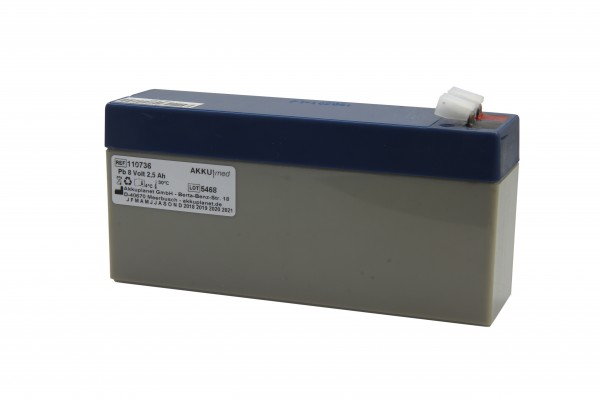 Batterie au plomb adaptable sur Abbott Lifecare 4200, 5000