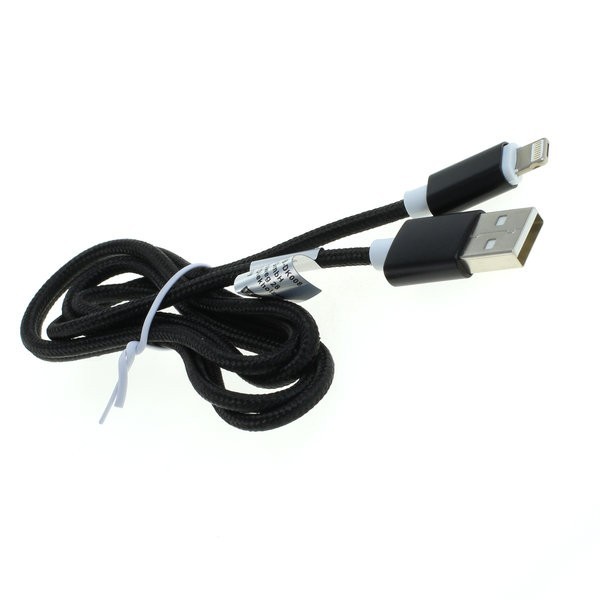 Câble de données USB pour Apple iPhone XS, iPhone XS Max, iPhone XR, prise innovante 2en1 pour iPhone et Micro USB, environ 1 mètre de long, noir