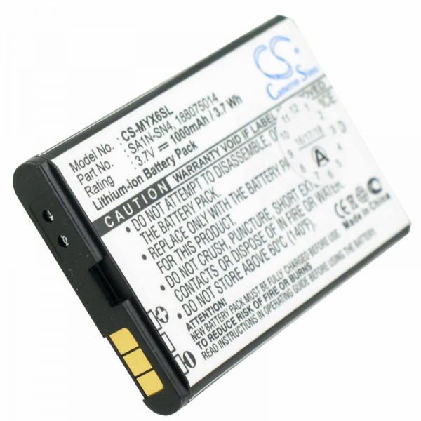 Batterie pour Sagem myX-6, myX-7, myV-65, myV-75, 900mAh
