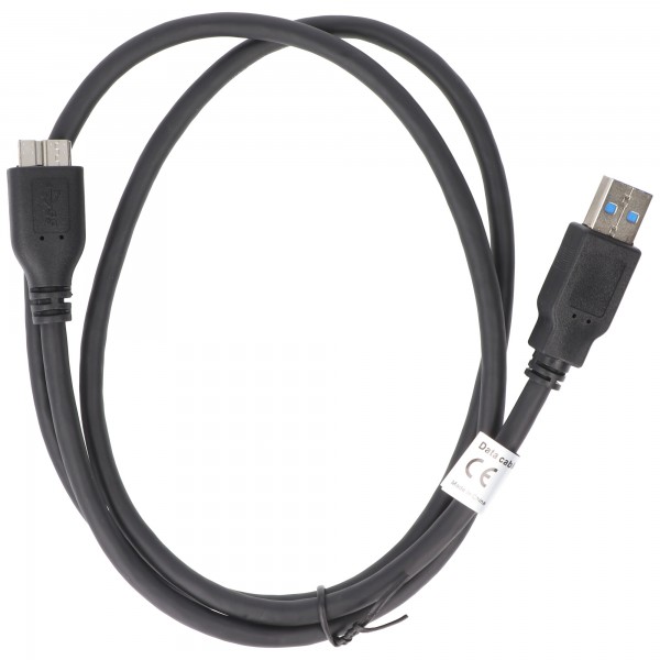 Câble de données AccuCell compatible avec Micro-USB 3.0 - 1,0 m - noir