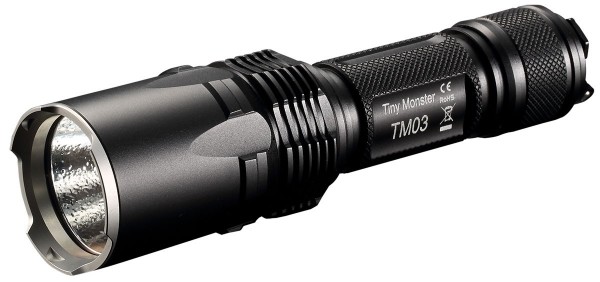 Lampe de poche à LED Nitecore TM03 Lampe de poche à LED CREE XHP70 incluse avec batterie 18650 IMR et avec une capacité allant jusqu'à 2800 lumens