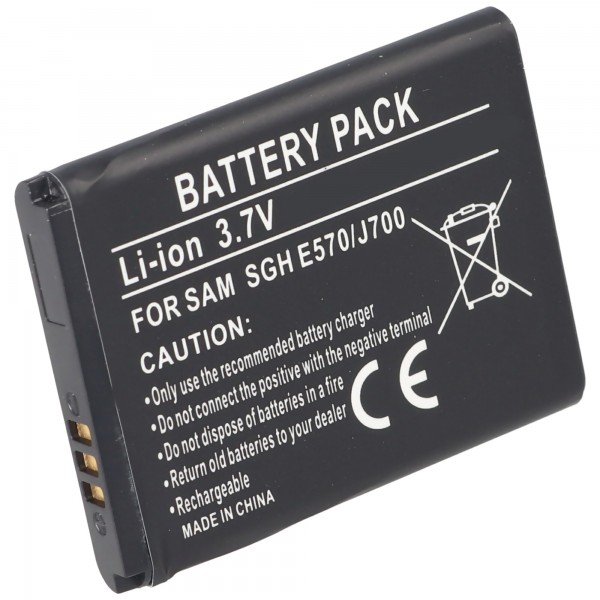Batterie pour Samsung SGH-J700, 600mAh