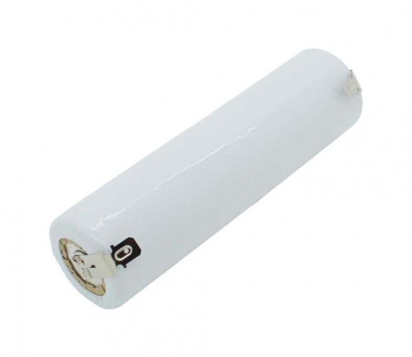 Batterie lumière de secours NiCd 2.4V 4500mAh L1x2 Mono D avec connecteur Faston remplace Yuasa 2DH4-0F4 / LS-0B