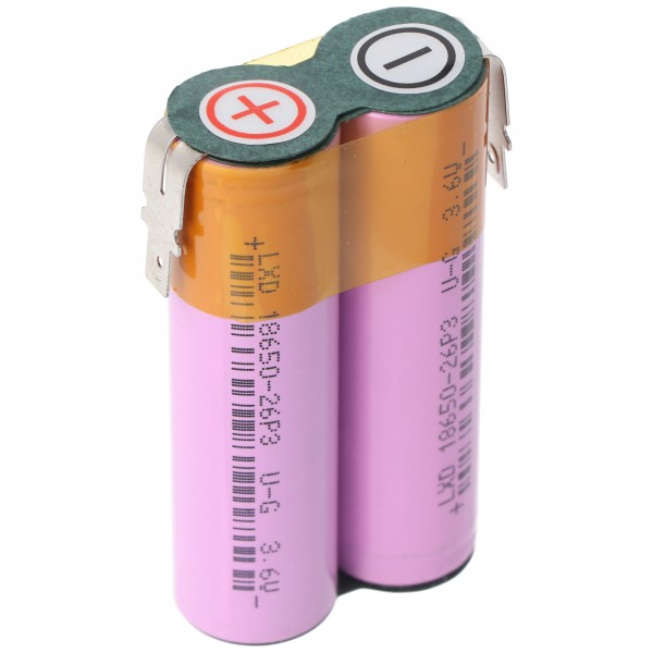 Batterie adaptée pour Gardena ACCU 80, Li-ion, 7.4V, 2600mAh, 19.2Wh