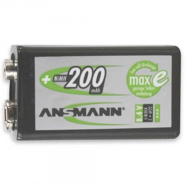 Batterie Ansmann maxE NiMH E-Block 200mAh