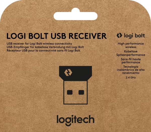 Récepteur USB Logitech, sans fil, boulon pour claviers, souris, entreprise