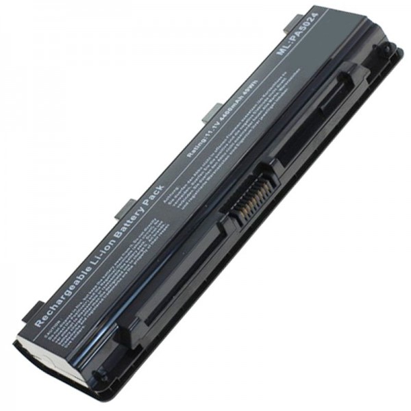 Batterie adaptéee pour TOSHIBA PA5023U, PA5024U, PA5025U noir 4400mAh