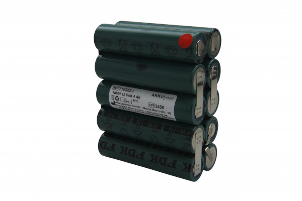 Insert de batterie NiMH adapté pour oxymètre de pouls Mediana Oximax N5600 12.0 Volt 4.0 Ah (Mediana - Type X6004-0)