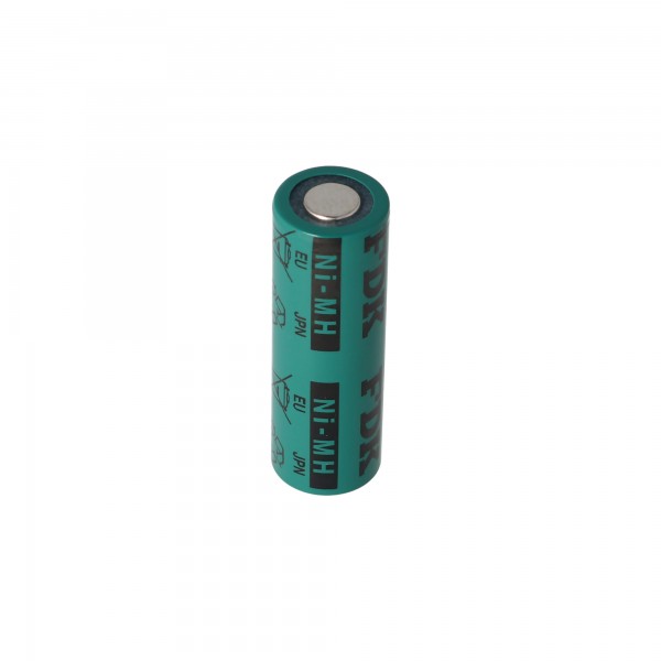 Batterie 4 / 5AA NiMH FDK 1.2 volts 1100mAh, version industrielle flattop 43x14.2mm