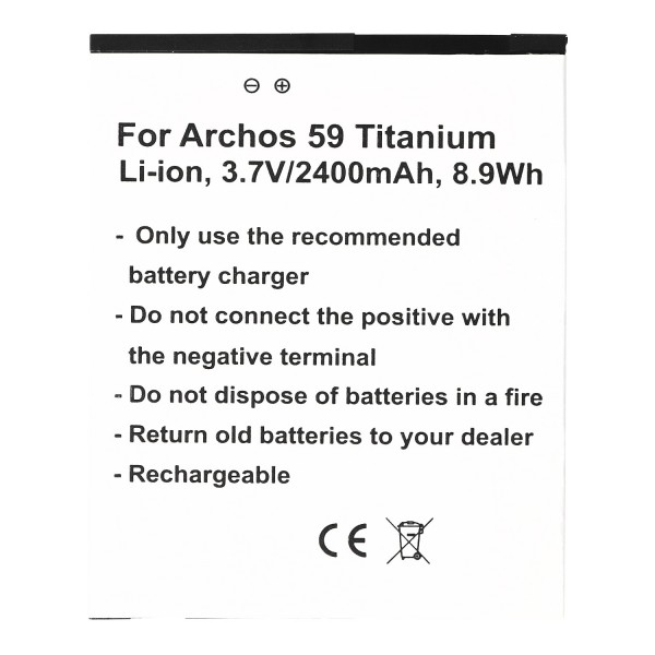 Batterie compatible avec la batterie Archos 59 Titanium AC59TI