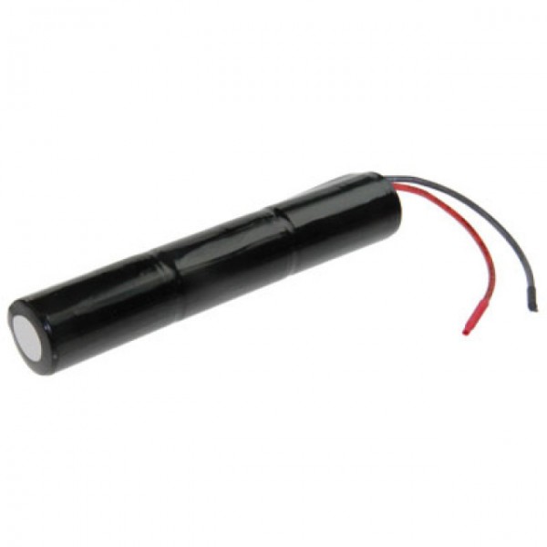 Batterie éclairage de secours L1x3 Saft VNT C avec câble 10cm avec câble ouvert 3,6V, 2500mAh