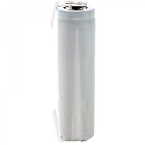 Batterie Saft VST AA 800 NiCd haute température avec patte à souder en forme de U