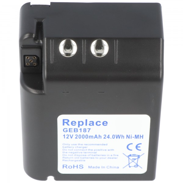 Batterie AccuCell adaptable sur Leica TCA1100, TCA1700, TCA1800, TPS1000, TPS2000