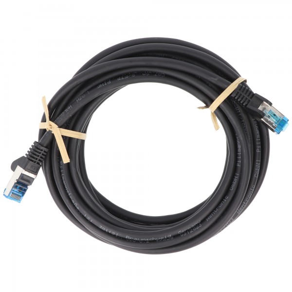 Câble patch Goobay CAT 6A, S/FTP (PiMF), noir