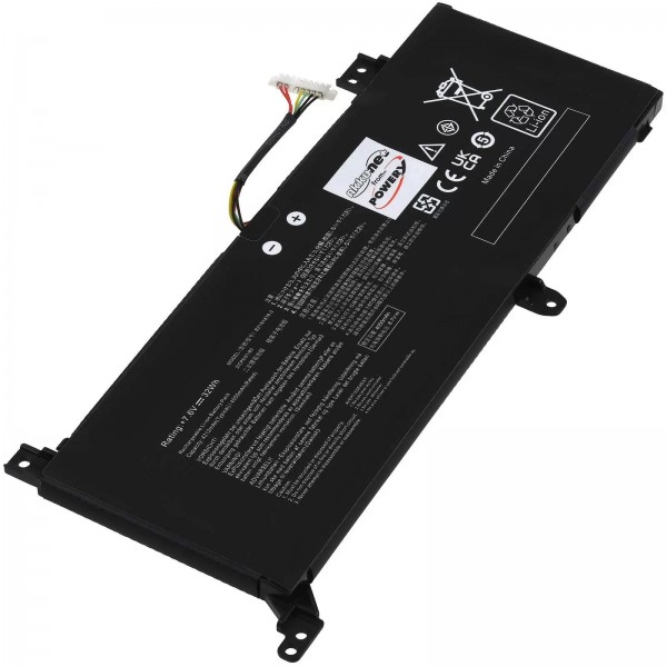 Batterie pour ordinateur portable Asus VivoBook X412F, type B21N1818-2 - 7,6V - 4200 mAh